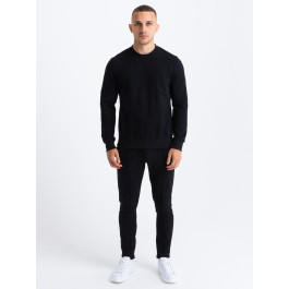 Premium Round Neck Oslo Tracksuit in Black | Men's Clothing & Fashion ...