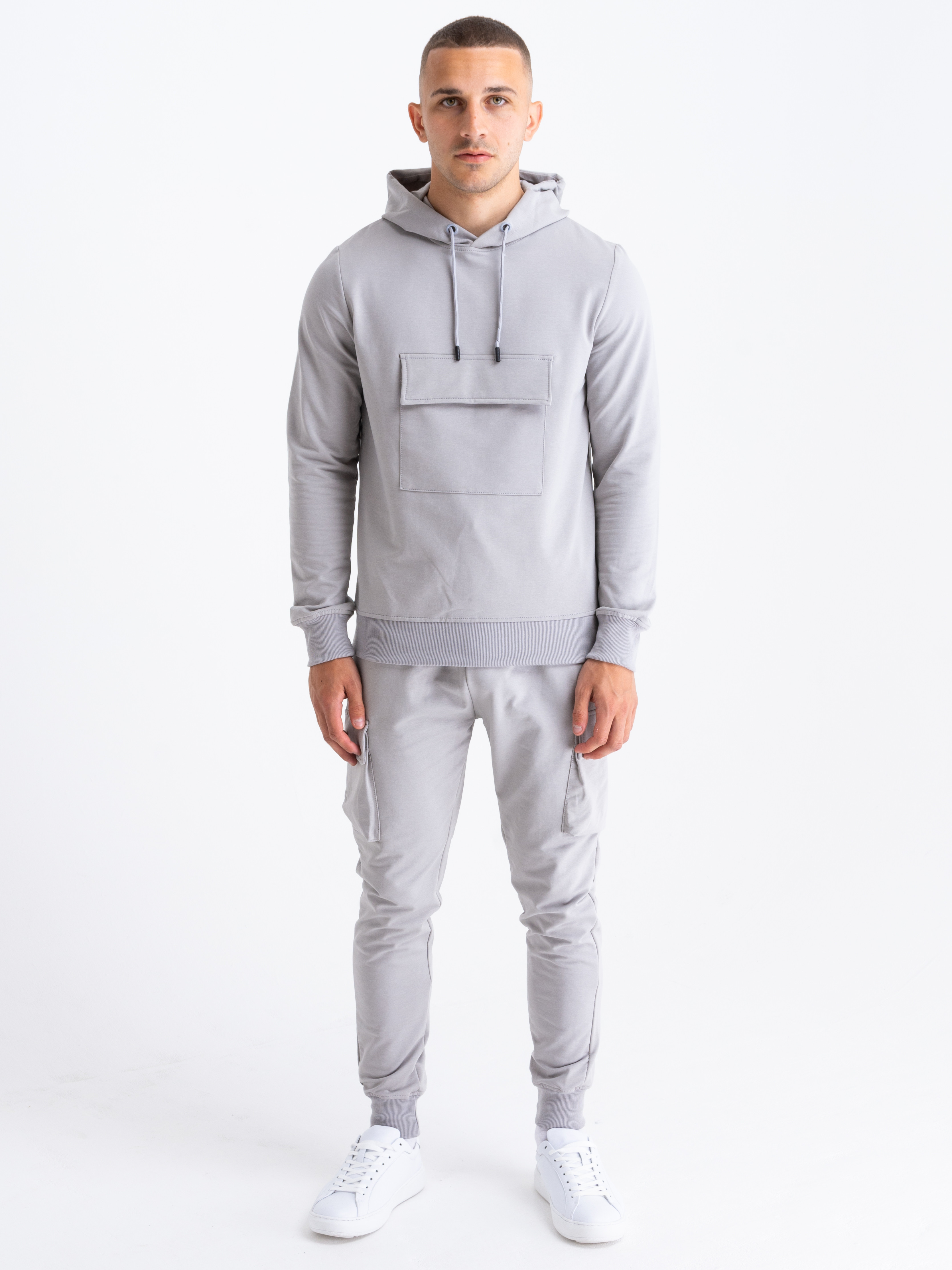 Grey discount cargo tracksuit